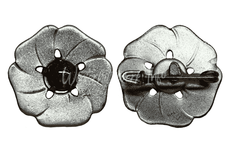 Stilisierte Blüte - fünf Blütenblätter